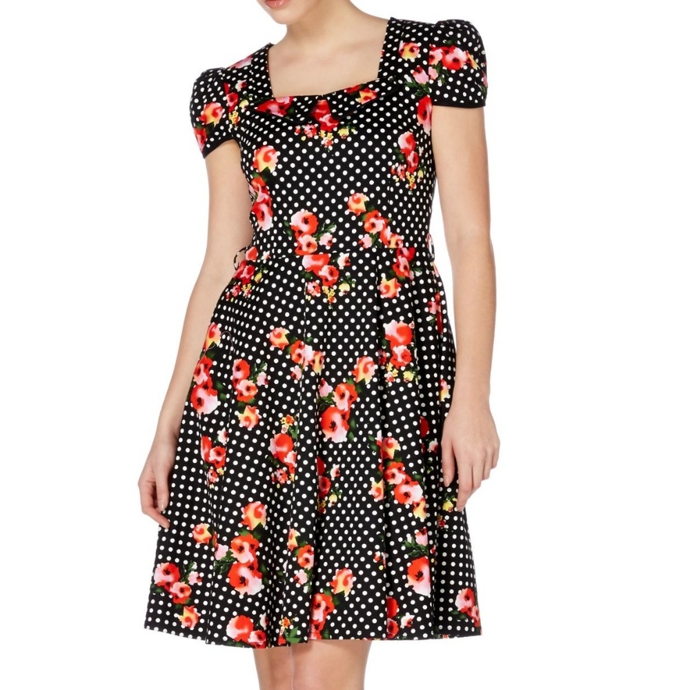 Voodoo Vixen Formal Polka Dot Jemima Dress